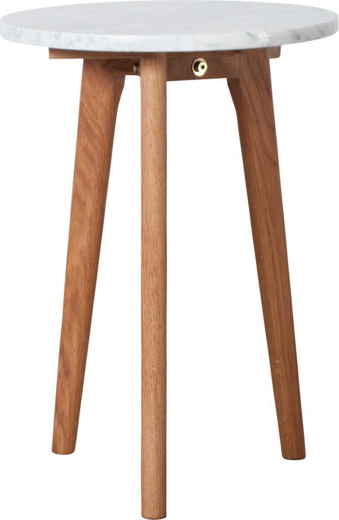 Runder Marmor Beistelltisch WHITE STONE 3 Größen Zuiver