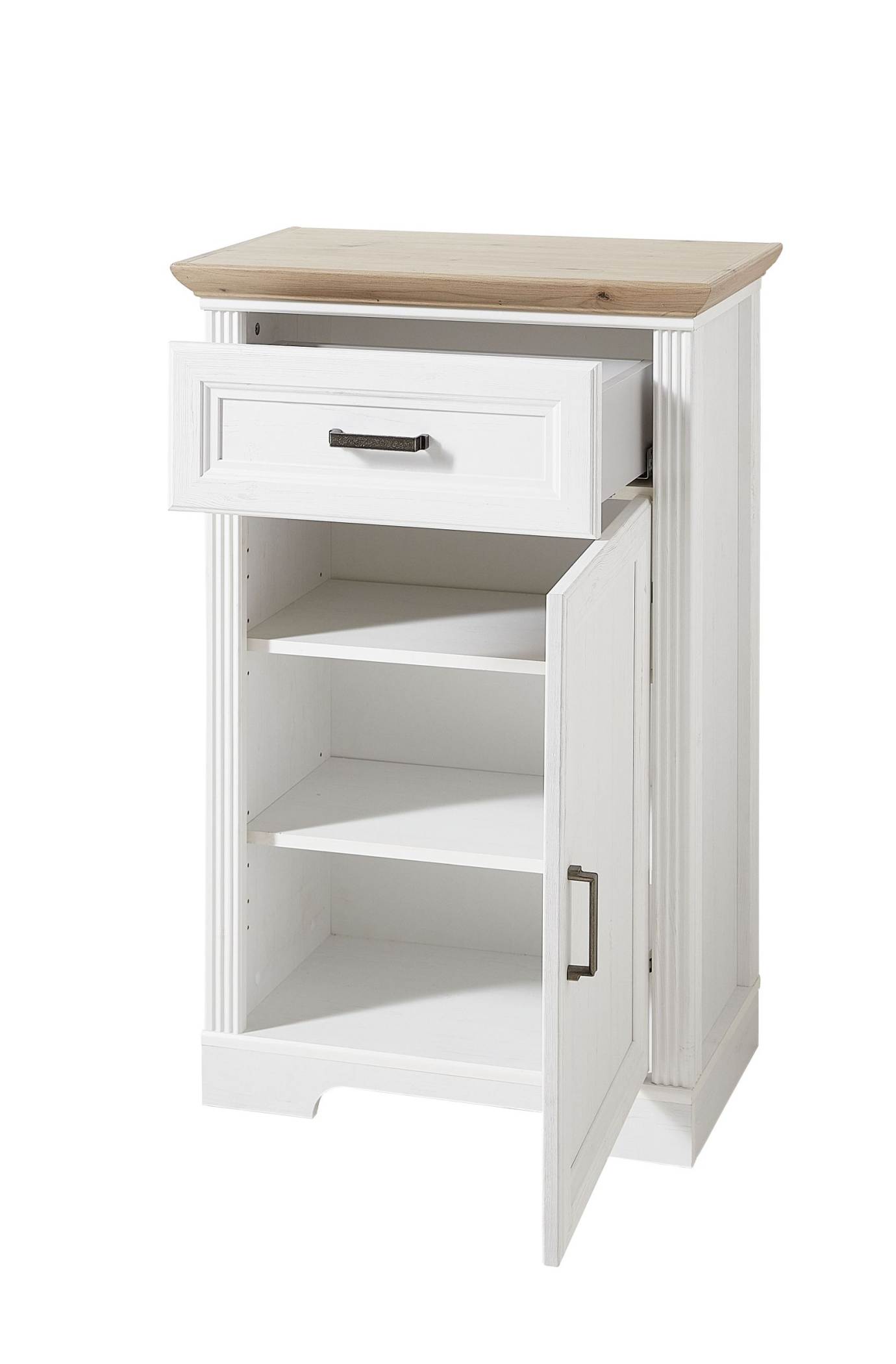 Schuhschrank JASMIN Pinie weiß Nachbildung