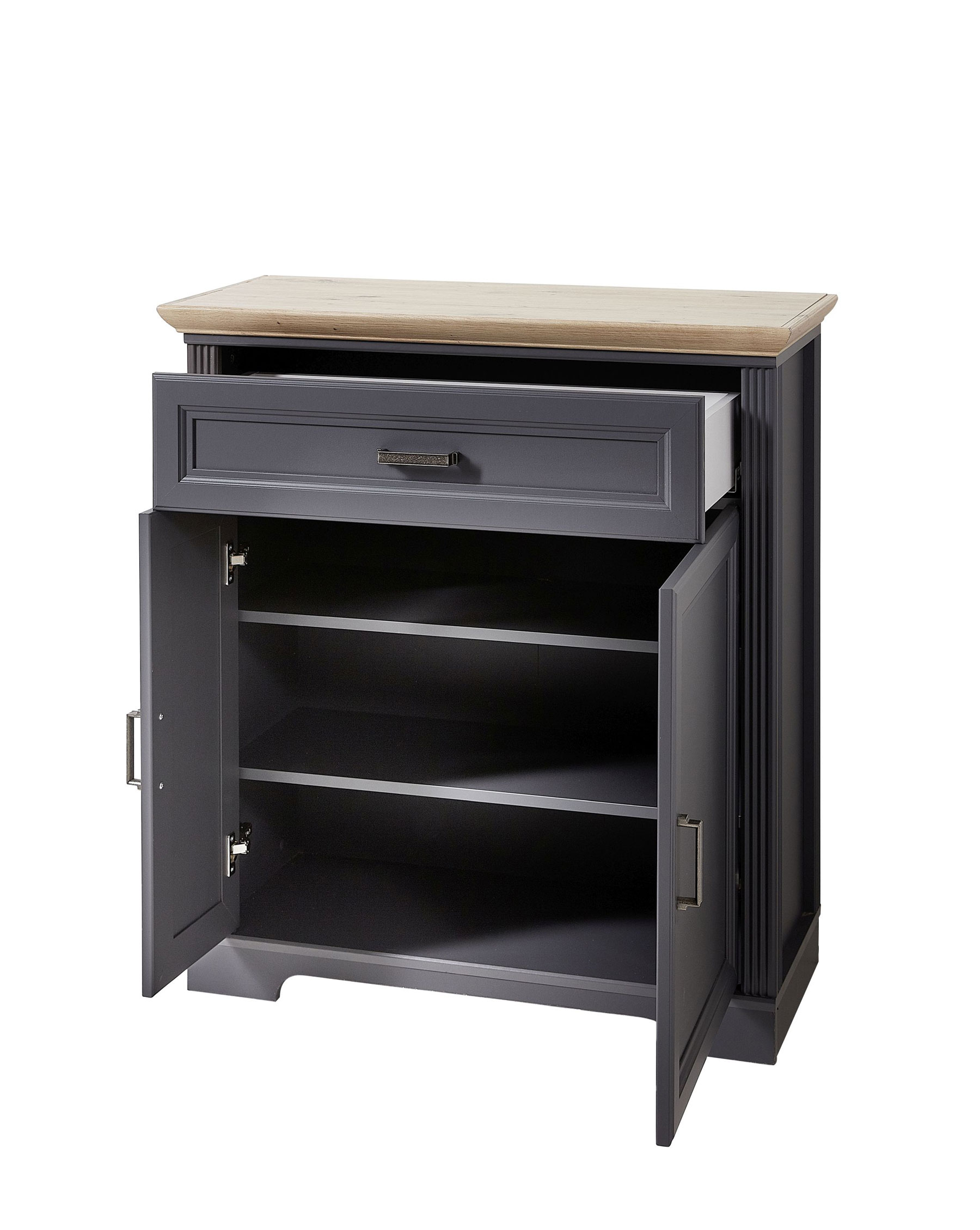 Schuhschrank JASMIN 2-türig Farbe Graphit