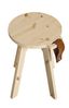 Hocker Beistelltisch COUNTRY Kiefer massiv Natur lackiert von Karup