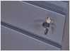 Rollcontainer FILE GUARD Schublade Tür abschließbar Grau von Interlink